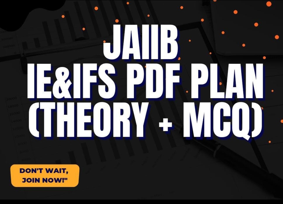 Jaiib Ie Ifs Pdf Course Unitwise Theory Mcqs Pdf