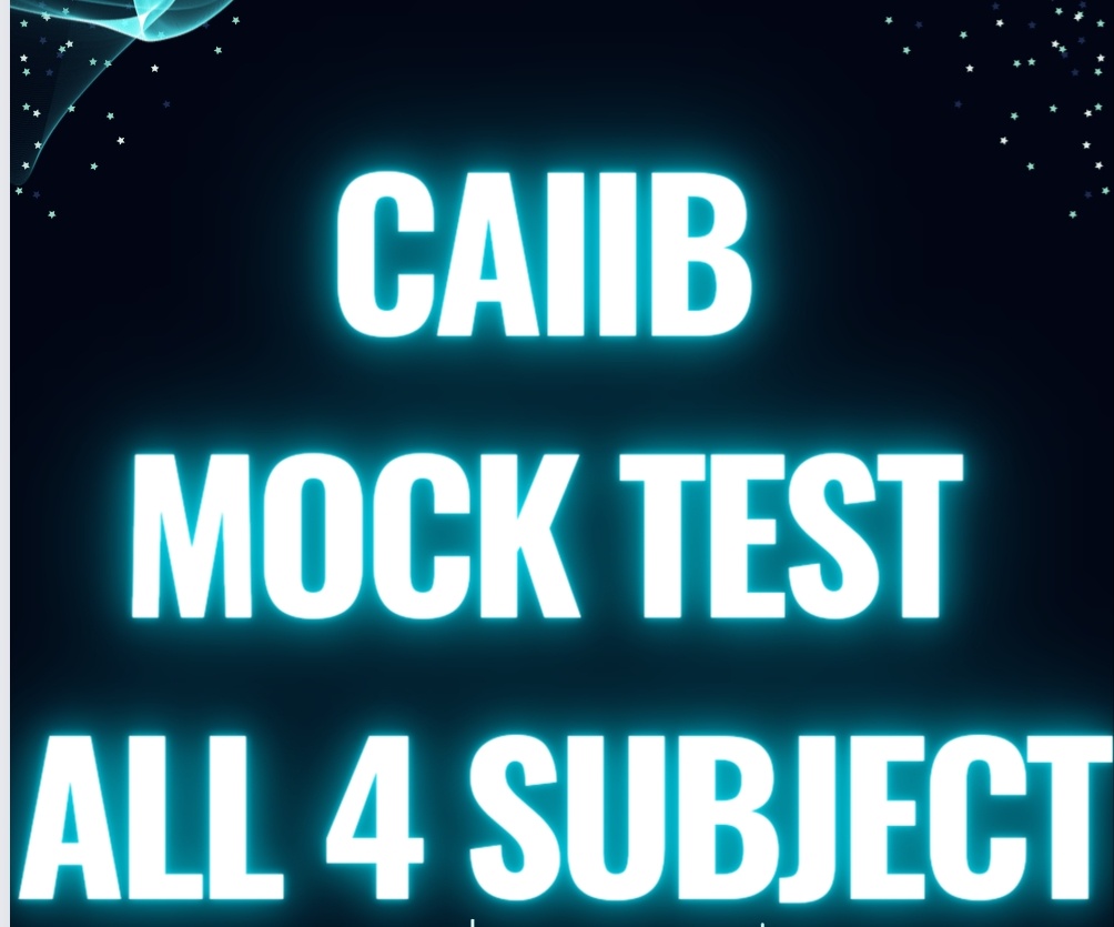 Caiib Mock Test Abm Bfm Abfm Brbl