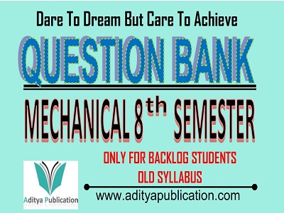 Mechanical 8th Semester CGS PATTERN Question Bank QB MECH8
