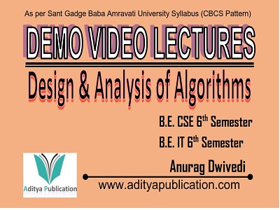 Design & Analysis of Algorithms (DAA-CSE) 6th Semester Demo 