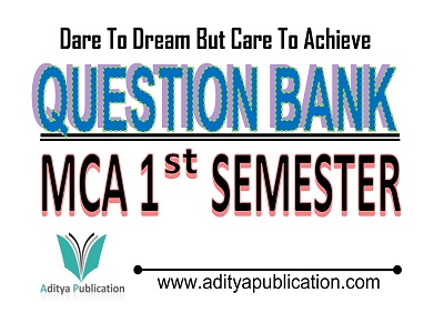 MCA Question Bank 1st Semester QB MCA1