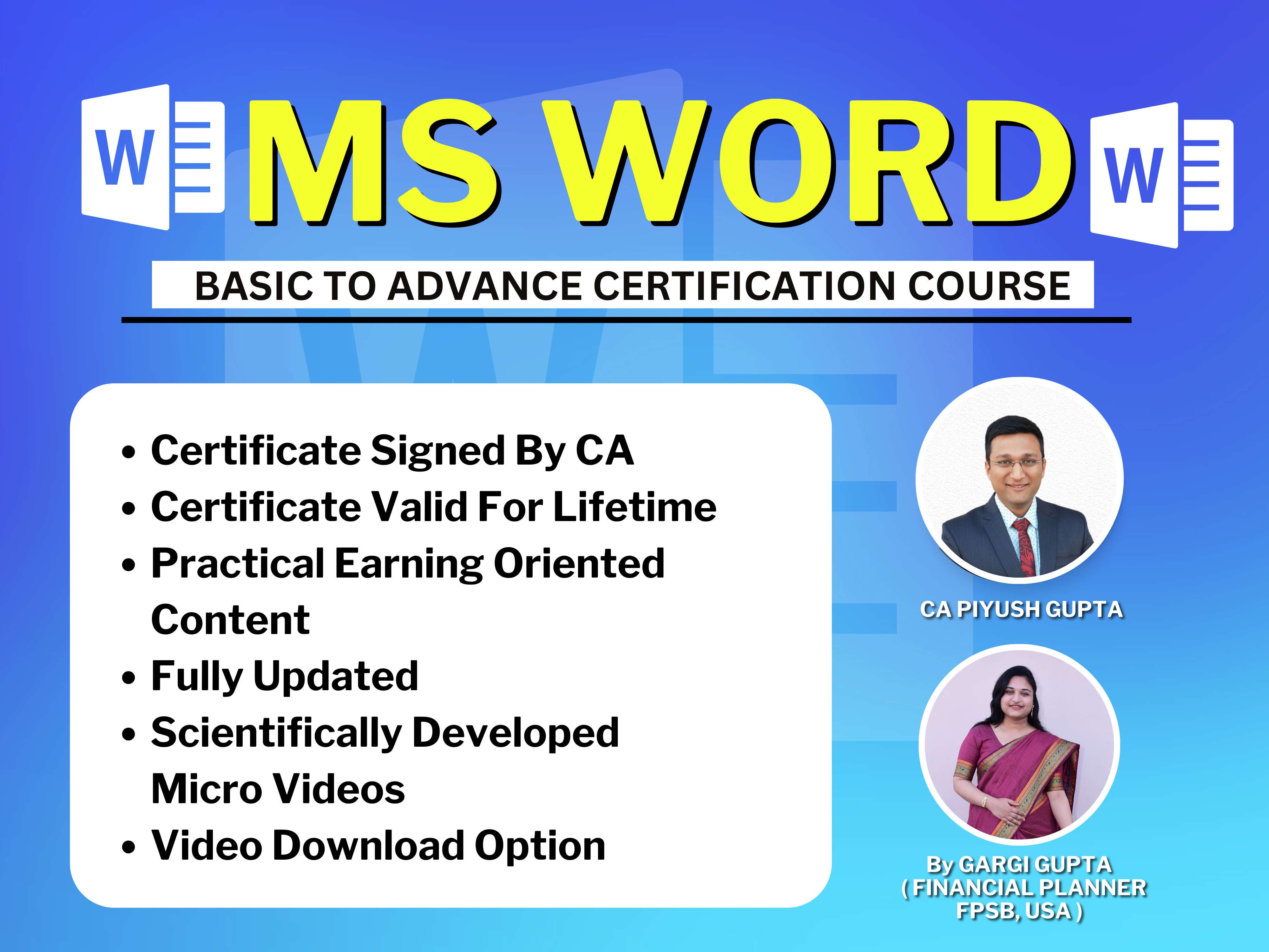 MS Word Certificate Course - SC2