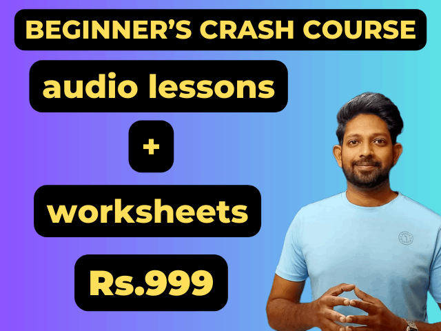 Beginner's crash course - Recorded lessons