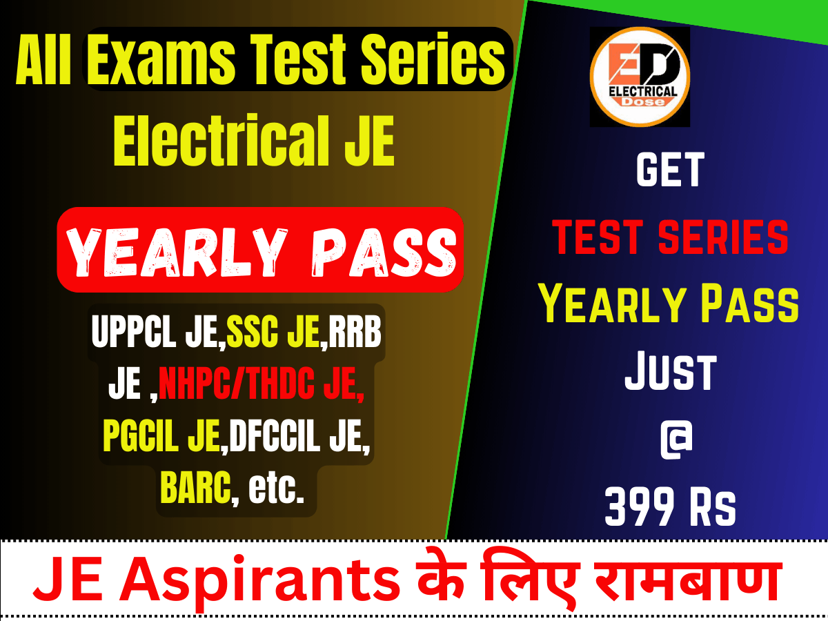 All Exams JE (Electrical) Test Series (Yearly Pass) 