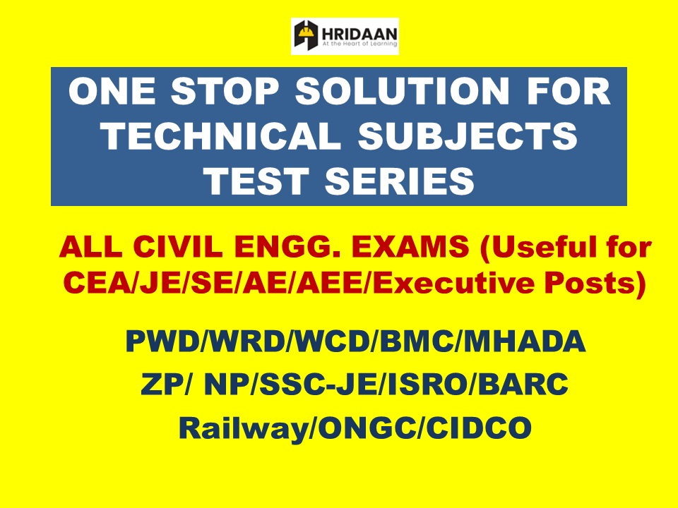 TEST SERIES - ONE STOP SOLUTION FOR TECHNICAL SUBJECTS