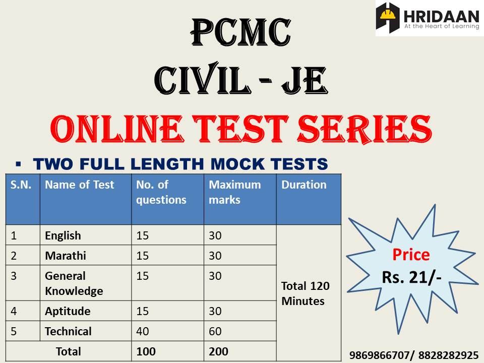 PCMC Full Length Mock Test Series