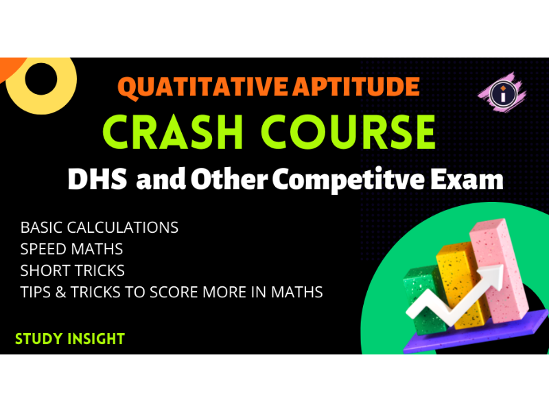 MATHS Crash Course - Study insight