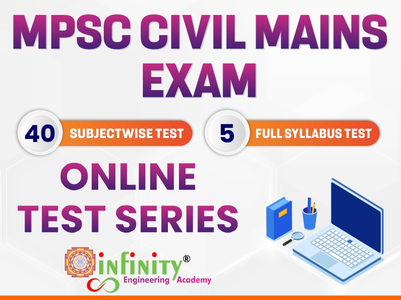 45 TESTS - MPSC Civil Engineering Mains Exam 40 Subjectwise + 5 Full Syllabus Tests
