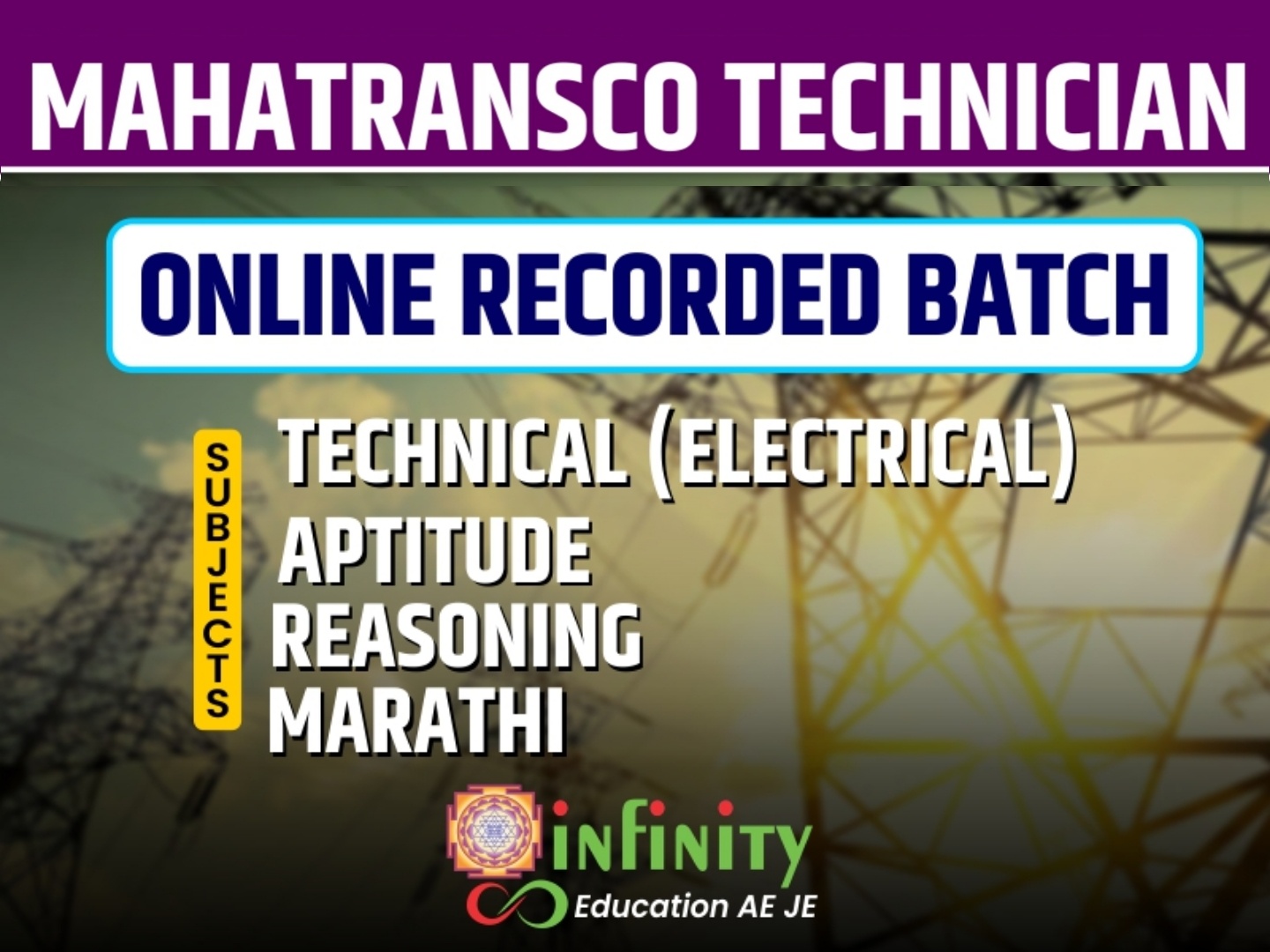 MAHATRANSCO TECHNICIAN ONLINE RECORDED BATCH