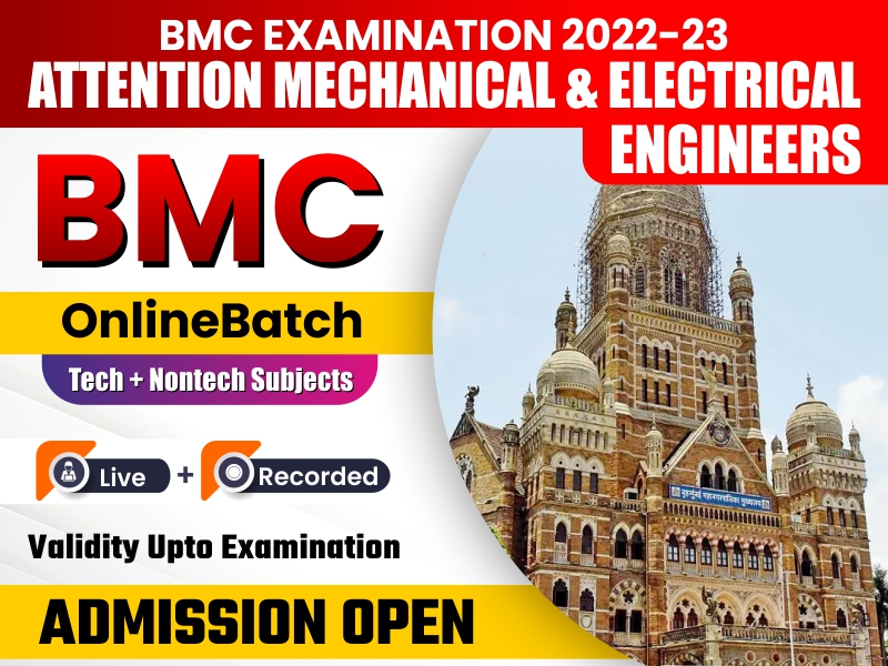 BMC MECHANICAL & ELECTRICAL ENGINEERING ONLINE BATCH