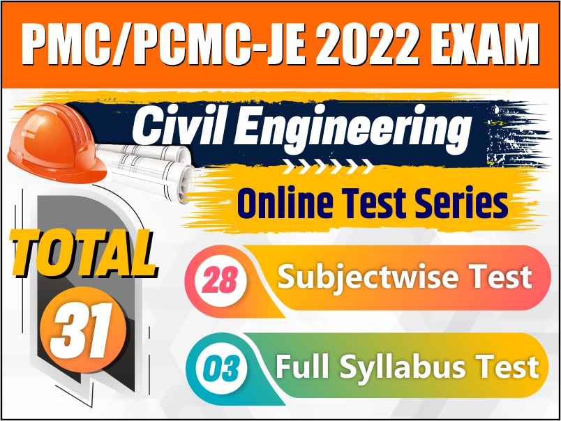 Civil Engineering PMC/PCMC JE Online Test Series
