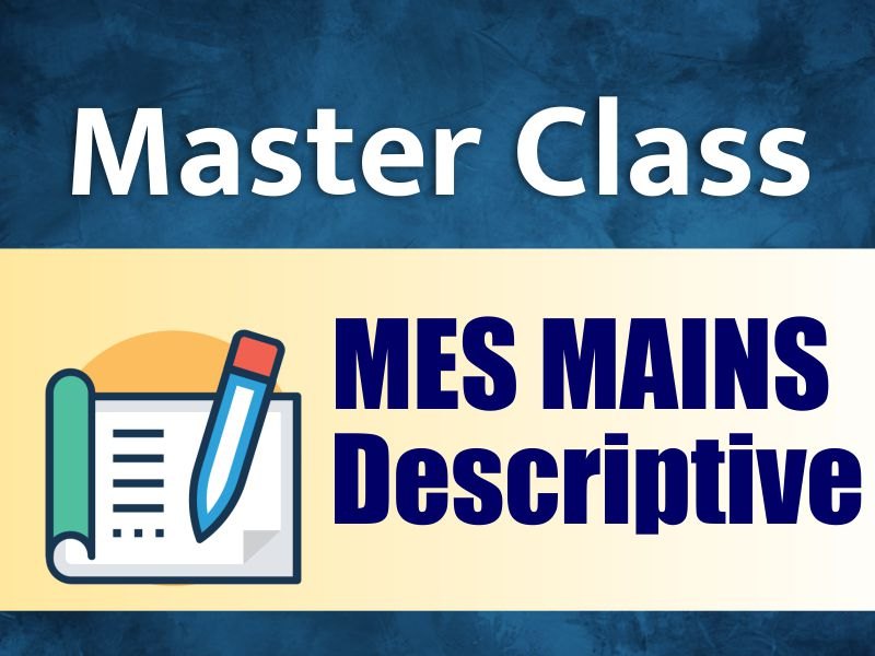 Master class MES MAINS Descriptive