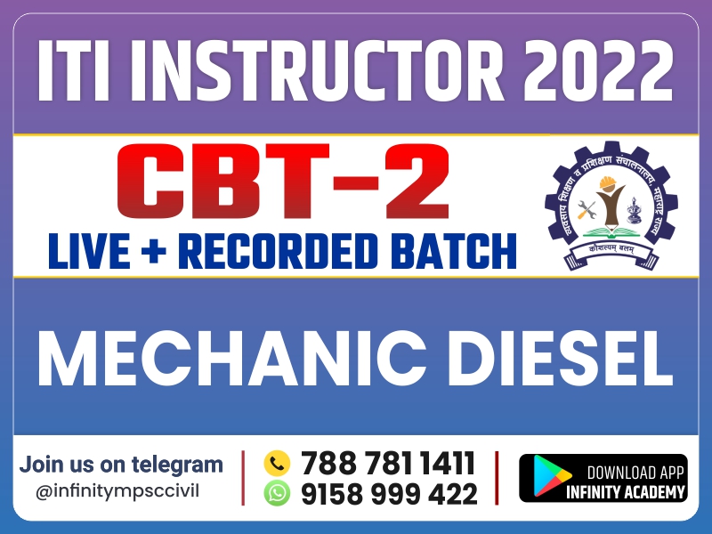 MECHANICS DIESEL : ITI INSTRUCTOR CBT-2