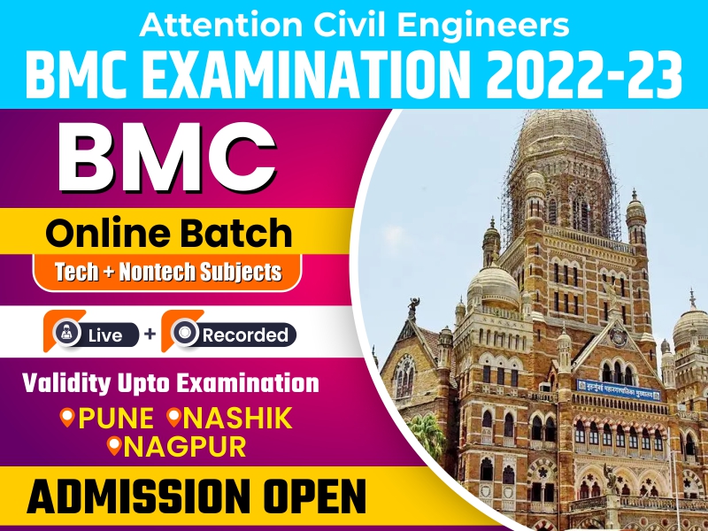BMC CIVIL ENGINEERING ONLINE BATCH