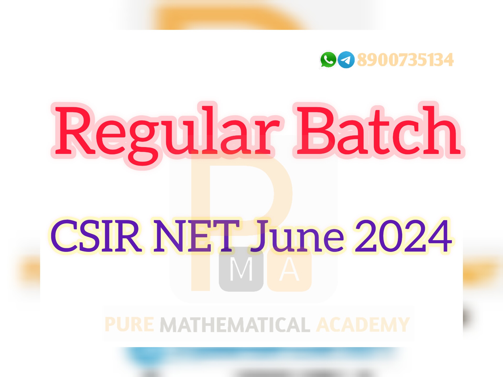 CSIR NET June 2024 Regular Batch