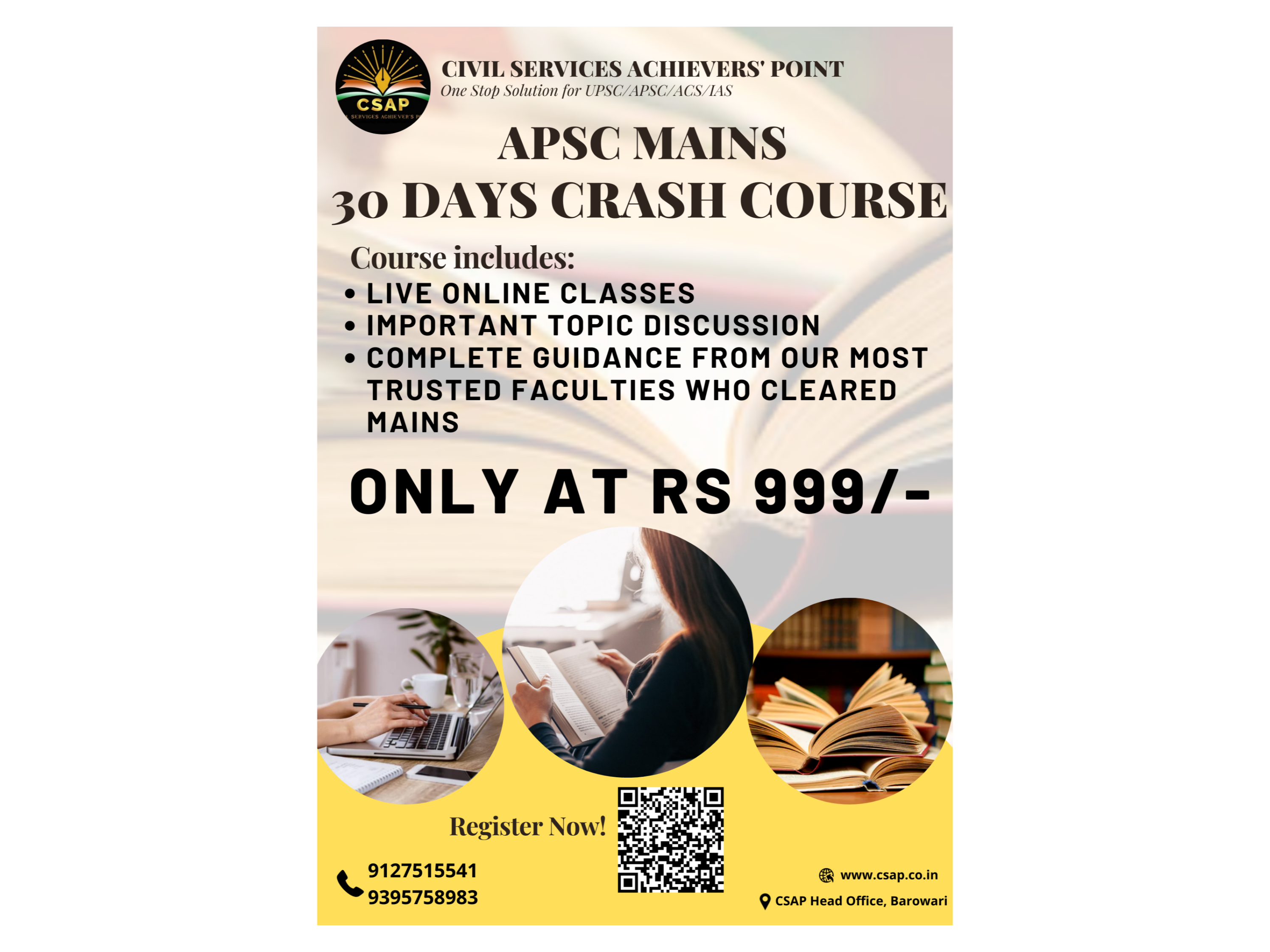 APSC MAINS 30 Days CRASH COURSE