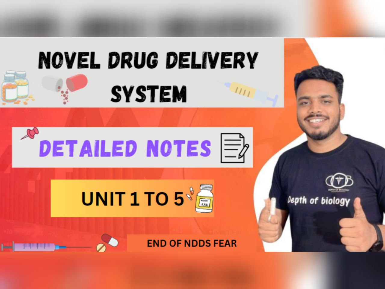 NOVEL DRUG DELIVERY SYSTEM [NDDS] NOTES 7th Sem