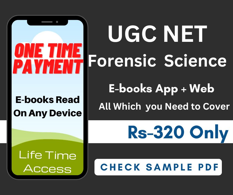 Ugc Net Forensic Science Study Material