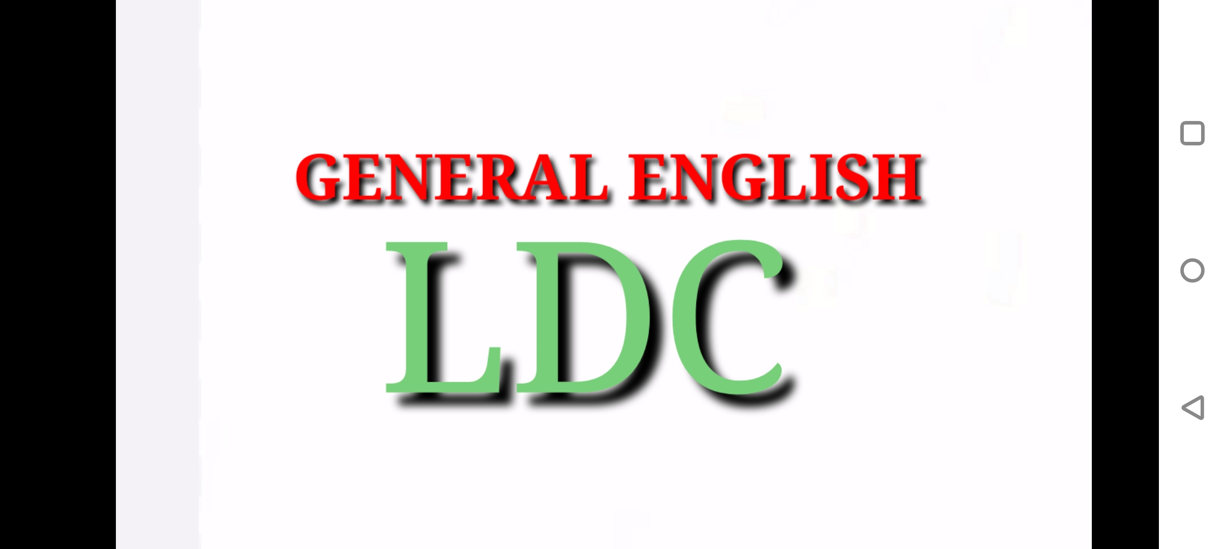 General English (LDC)