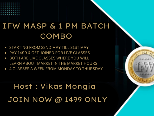 IFW MASP + 1 PM Combo Batch Starting From 22nd May - 31st May 349956