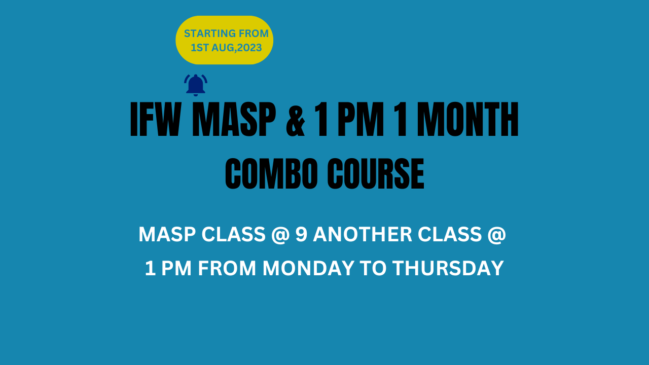 MASP & 1 PM COMBO BATCH OF 1 MONTH (1ST AUG - 30TH AUG) 375879