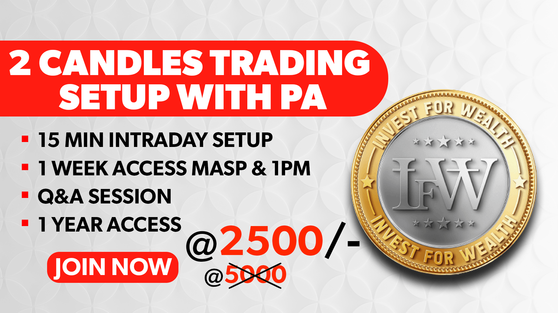 IFW 2 CANDLES INTRADAY SETUP & LIVE TRAINING (live class @ 23rd sep, 5 pm) 399479