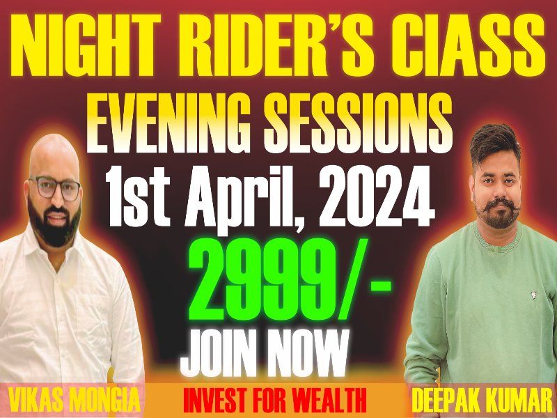 IFW NIGHT RIDER'S CLASS EVENING SESSIONS 1st APRIL, 2024 476865