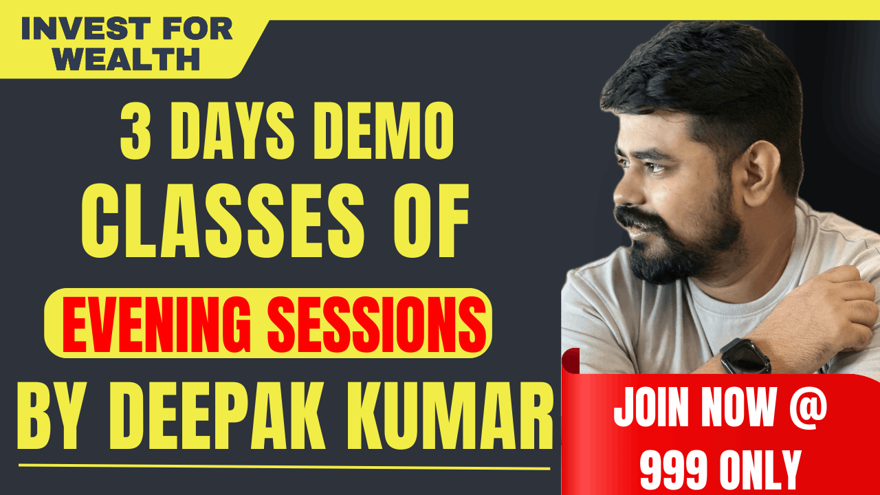 3 DAYS DEMO CLASSES OF EVENING CLASSES BY DEEPAK KUMAR 463599