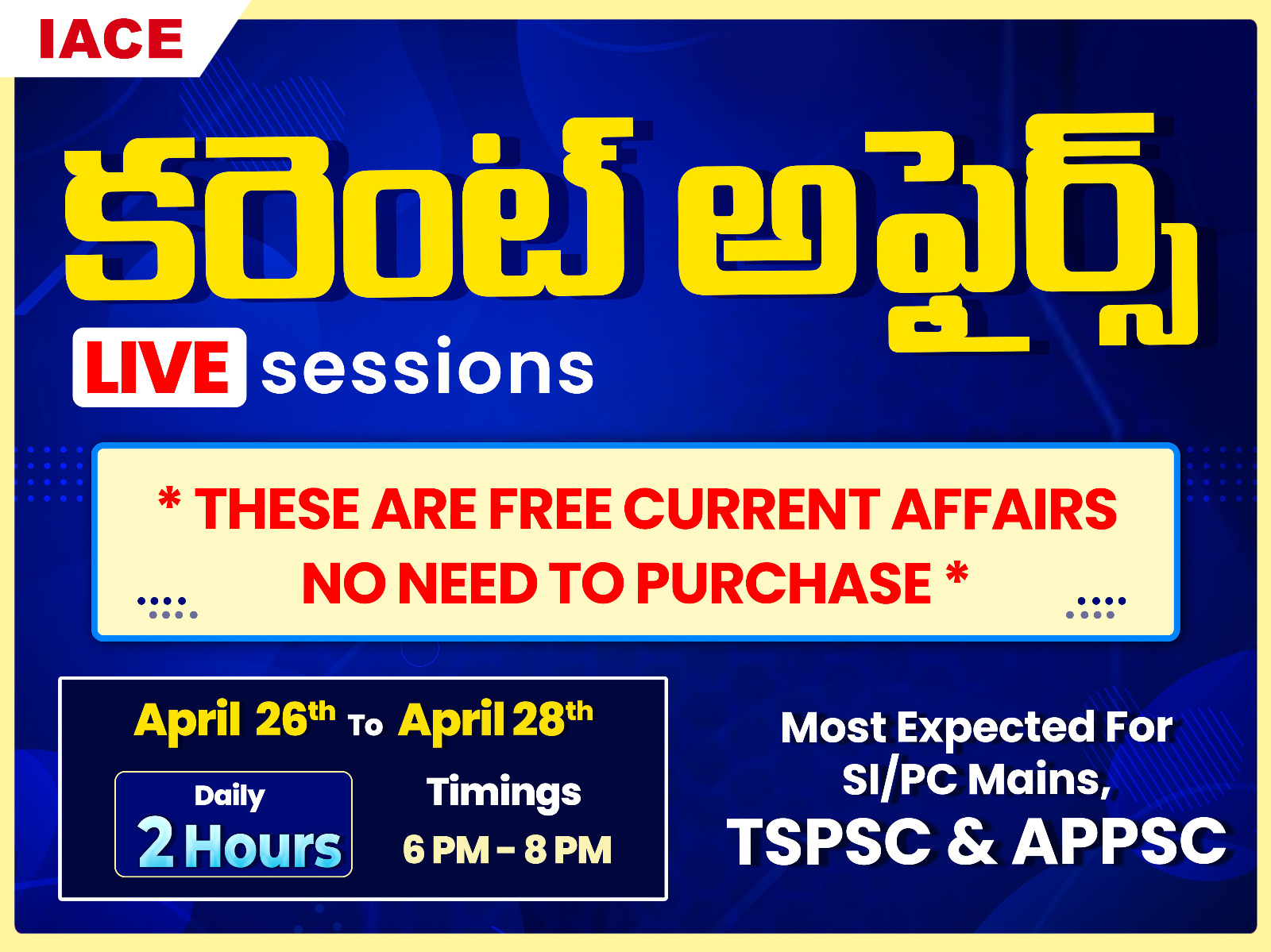 FREE CURRENT AFFAIRS