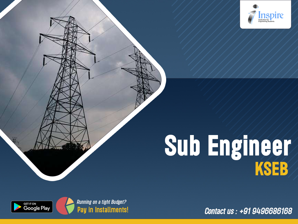 SUB ENGINEER - KSEB