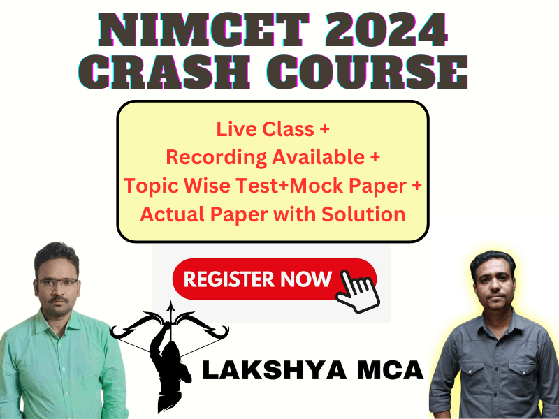 Recorded course for NIMCET & CUET 2025