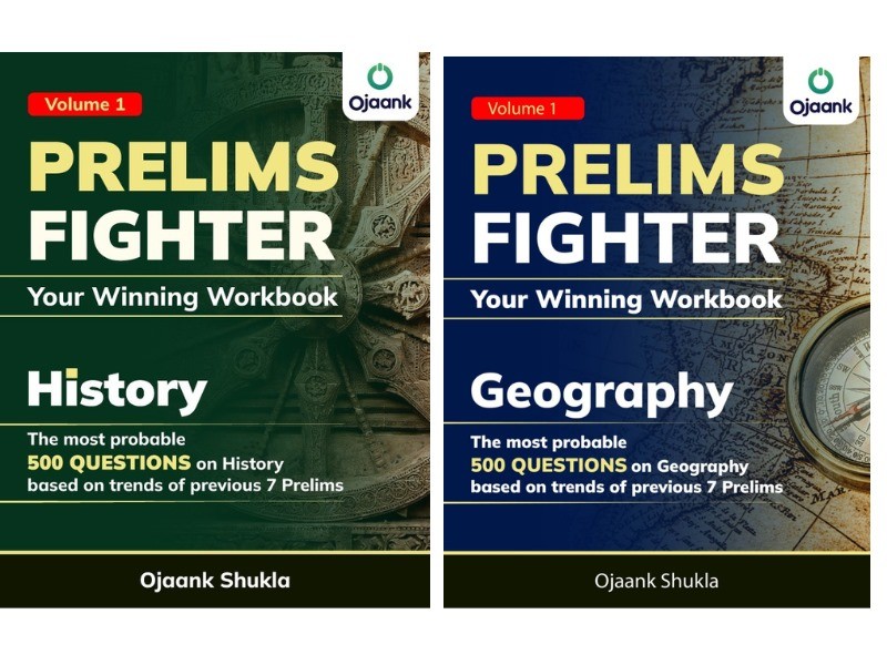 Prelims Fighter -History, Geography (English Combo of 2 Books)