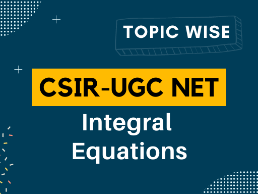 INTEGRAL EQUATIONS
