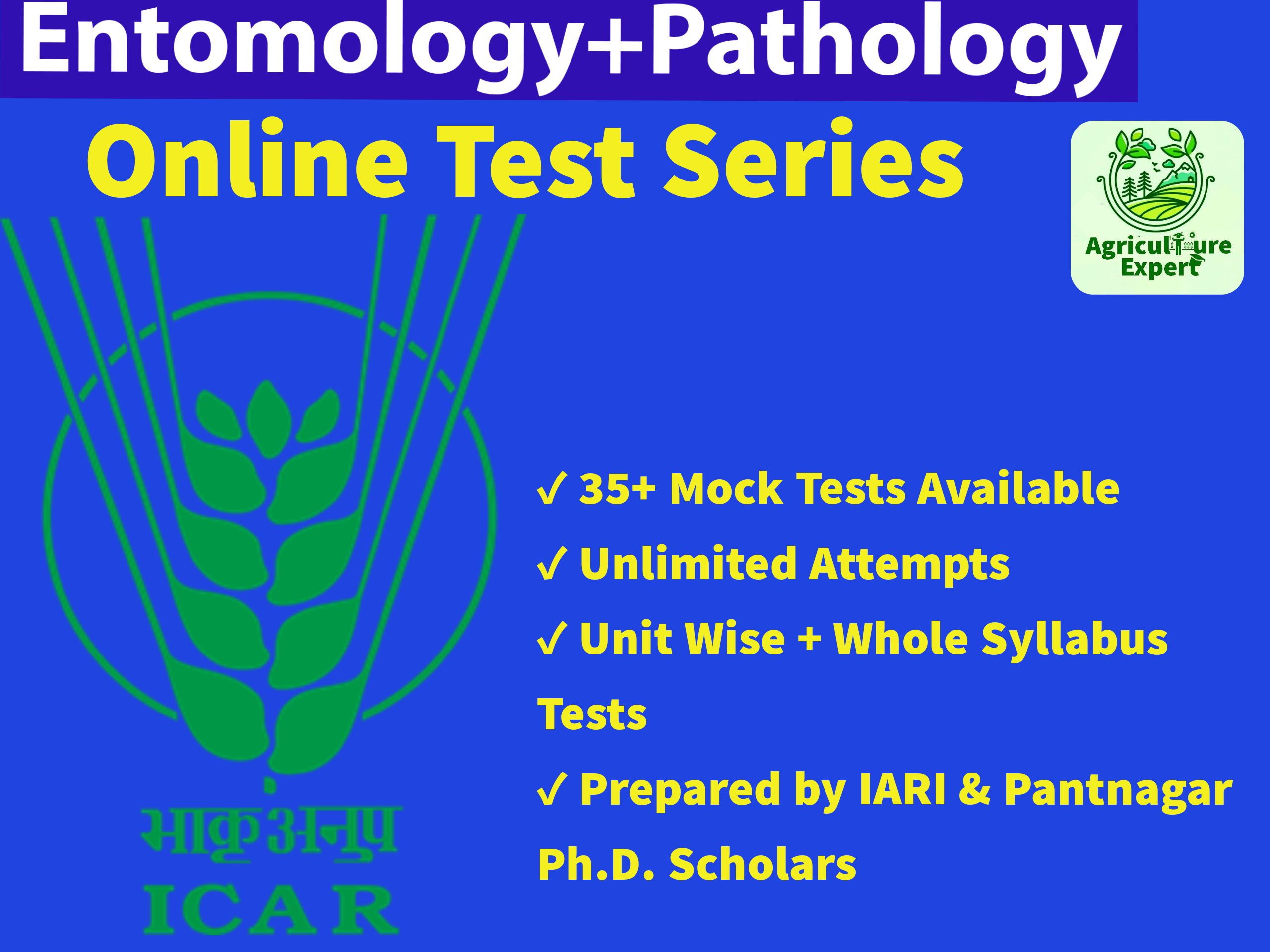 Entomology + Plant Pathology Test Series