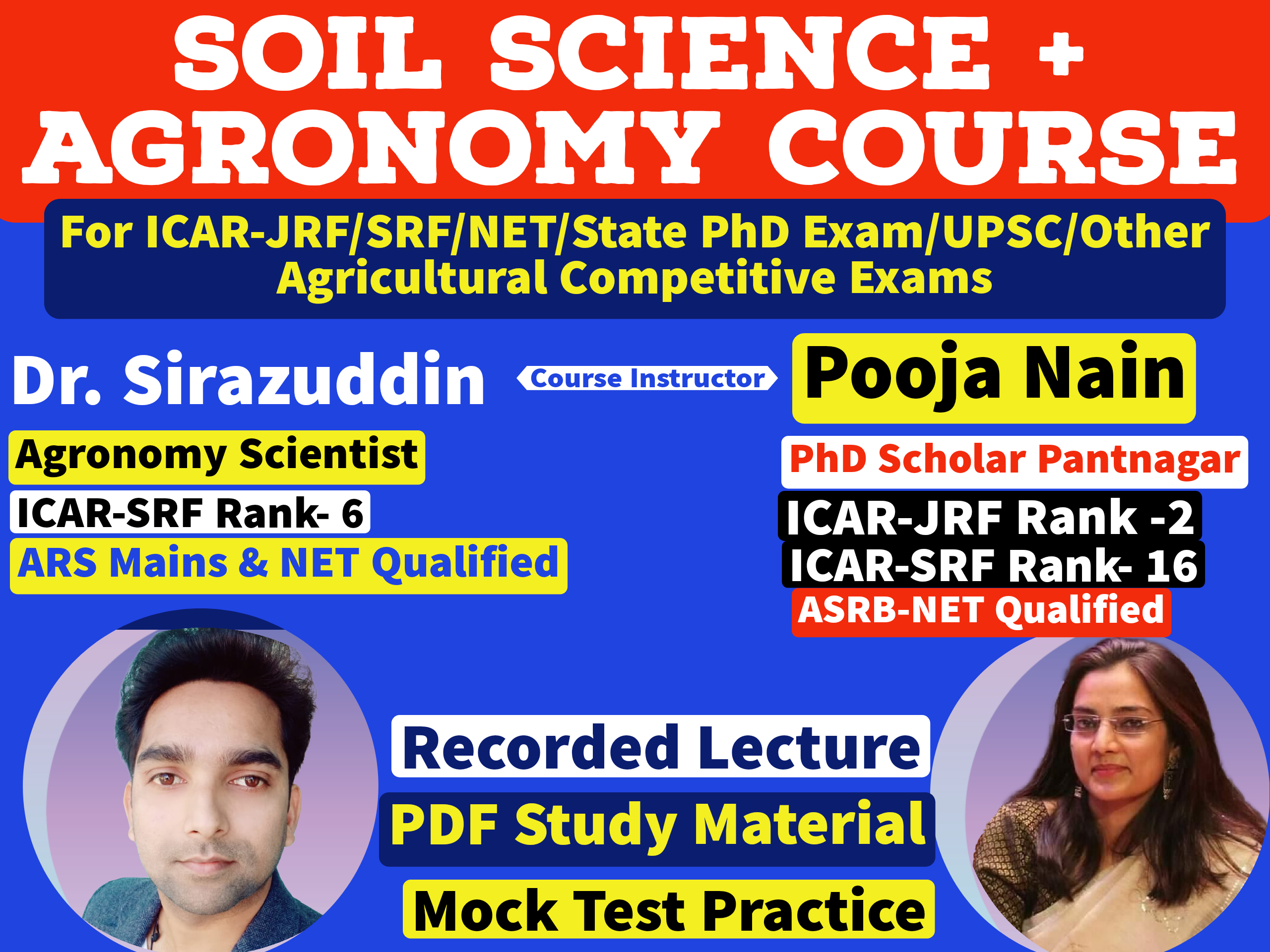 Soil Science + Agronomy Course